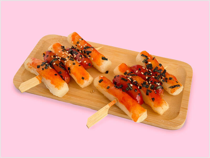 Fried Rice Cake Mini Sausage