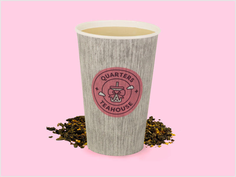 Hot Osmanthus Oolong Milk Tea