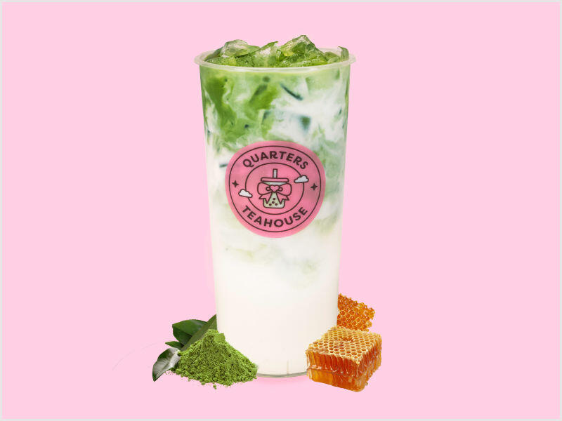 Honey Matcha Latte