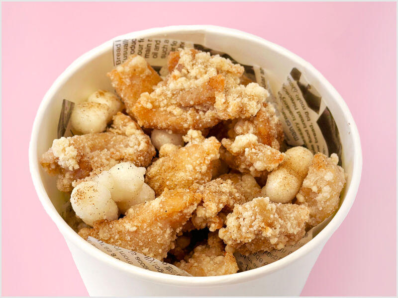 Popcorn Chicken & Fried Mini Rice Cake